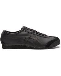 onitsuka tiger leather black