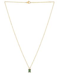 Ellie Vail Bethany Baguette Pendant ネックレス - メタリック