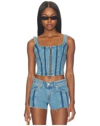 Levi's - Seamed Zip Bustier - Lyst