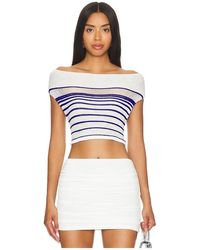 George Trochopoulos - Stripe Top - Lyst