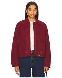 Free People - X We The Free Blair Faux Suede Jacket - Lyst
