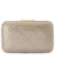 OLGA BERG - Ronny Crystal Mesh Clutch - Lyst