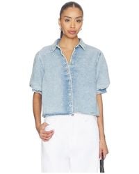 FRAME - The Billow Sleeve Shirt - Lyst