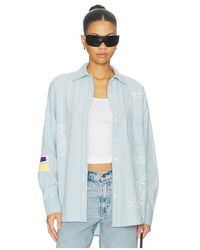 DANNIJOPRO - The Doodle Sports Oxford Top - Lyst