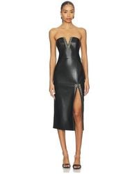 Generation Love - Isabel Studded Faux Leather Dress - Lyst