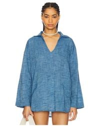 Seafolly - Longline Beach Shirt - Lyst