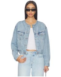 Levi's - Collarless Shrunken 90S Trucker - Lyst