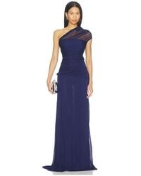 Misha - ROBE MAXI INTERWOVEN en Blue - Lyst