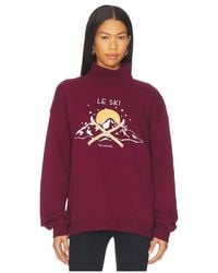 The Upside - Le Ski Clementine Crew Sweatshirt - Lyst