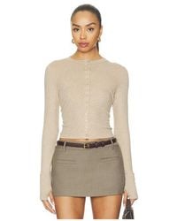 Enza Costa - Fine Cashmere Jersey Cardigan - Lyst