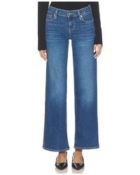 FRAME - Low Rise Le Slim Palazzo Jeans - Lyst