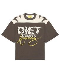 DIET STARTS MONDAY - Yoke Tee - Lyst