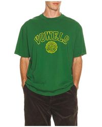vowels - Faded Collegiate Tee - Lyst