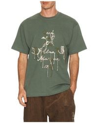 Pas Une Marque - Hand Stitched Embroidery Ceci Tee - Lyst