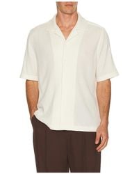 Jonathan Simkhai - Troy Short Sleeve Shirt - Lyst