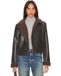Splendid - Romy Faux Leather Jacket - Lyst