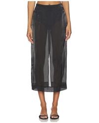 Madison The Label - Knox Midi Skirt - Lyst