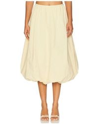 Lioness - Intuition Bubble Midi Skirt - Lyst