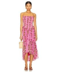 Free People - Midi-Kleid Alejandra - Lyst
