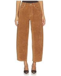 GOOD AMERICAN - Better Than Suede Vintage Barrel Ankle Pant - Lyst