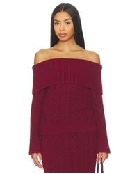 4th & Reckless - Dalia Bardot Top - Lyst