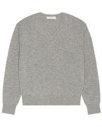 DUNST - Cashmere V-Neck Sweater - Lyst