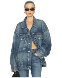 Agolde - BLOUSON WAYNE en Blue - Lyst