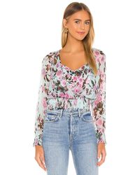 Diane von Furstenberg Ramona Top - Blau