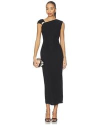 L'academie - Maeko Midi Dress - Lyst