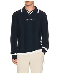 Khalhon - V Tipped Varsity Knit Pullover Polo - Lyst