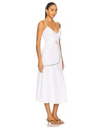 Tularosa Liya Midi Dress in White | Lyst