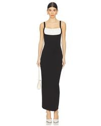 ROWEN ROSE - Maxi Vestido Sin Mangas En Color Negro Talla (También En 36/2, 38/4) - Lyst