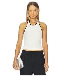 St. Agni - Fine Line Halter Top - Lyst