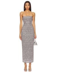 Camila Coelho - Atiena Sequin Midi Dress - Lyst