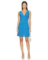 RIXO London - Vestido Leighton En Color Azul Talla (También En S, Xxs, Xs, M, Xl) - Lyst