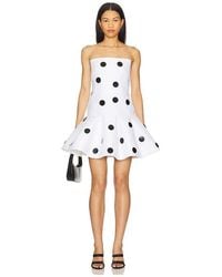 Prabal Gurung - Strapless Flare Mini Dress - Lyst