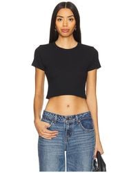 Leset - Kelly Crop Slim Fit Tee - Lyst