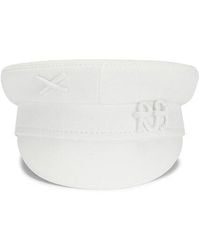Ruslan Baginskiy - Baker-Boy-Mütze Monogram-Embellished Baker Boy Cap - Lyst