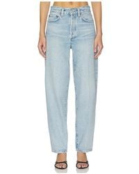 Agolde - Pierna Recta Nate En Color Azul Talla (También En 24, 25, 26, 27, 28, 29, 30, 31, 32, 33, 34) - Lyst