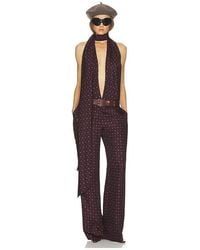 Helsa - Scarf Halter Jumpsuit - Lyst