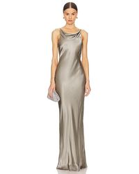 Shona Joy - La Lune High Neck Cowl Maxi Dress - Lyst