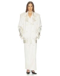 Helsa - Trench Coat With Low Belt - Lyst