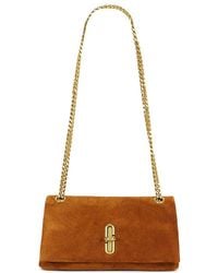 Marc Jacobs - Bolsa Mini Dual Chain En Color Marrón Talla - Lyst