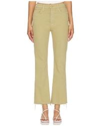 Mother - The Tripper Flood Fray Jeans - Lyst