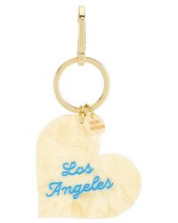 Solar Eclipse - Llavero Los Angeles Heart Bag Charm En Color Amarillo Talla - Lyst