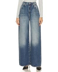 GRLFRND - Chloe Super High Rise Pleated Wide Leg Jeans - Lyst