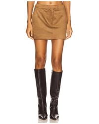 House of Harlow 1960 - X Revolve Della Faux Suede Mini Skirt - Lyst