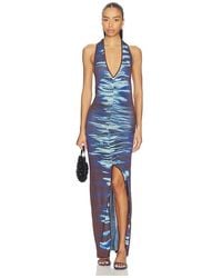 Ph5 - Rohu Lake Print Long Dress - Lyst