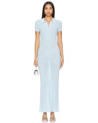SER.O.YA - Maxivestido Beacon En Color Bebe Azul Talla En - Lyst