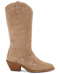 AllSaints - Dolly Suede Boot - Lyst